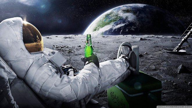 Космонавт и пиво
